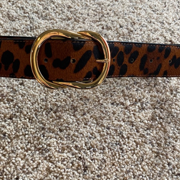 Express Leopard Calf Hair Belt XS - Picture 2 of 6